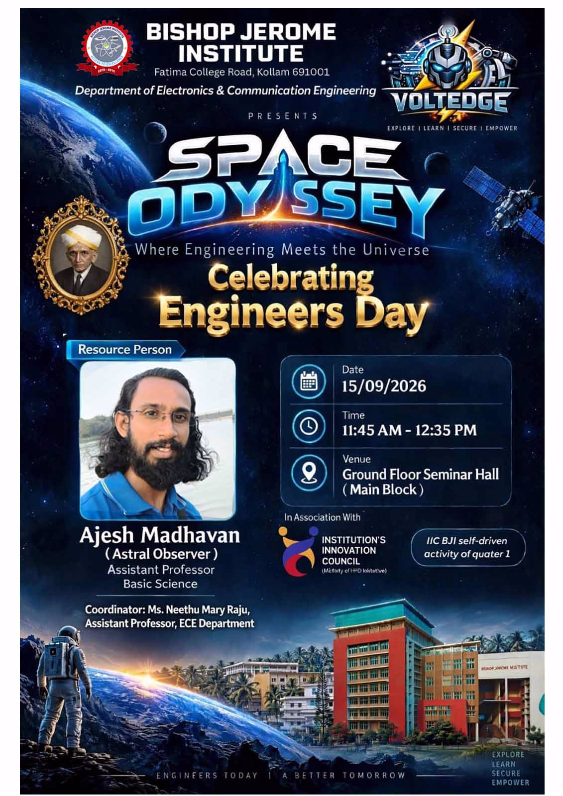Celebrating Engineers Day 2026: Space Odyssey at Bishop Jerome Institute
