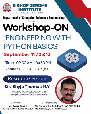 Workshop(Engineering with Phython Basics) -Dept. of CSE