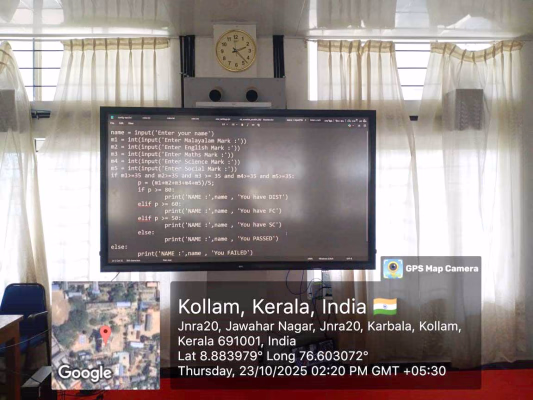 ONE-DAY WORKSHOP ON  “PYTHON BASICS FOR MECHANICAL ENGINEERS