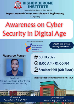 Awareness on Cyber Security in Digital Age (30-10-2025) by CSE