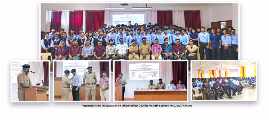 Automotive club inauguration  on 9th December 2026