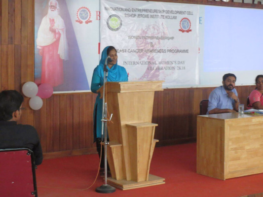 'Women Entrepreneurship Awareness' program conducted as a part of Women's Day on 8th March 2018.