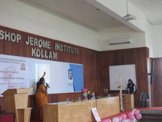 'Women Entrepreneurship Awareness' program conducted as a part of Women's Day on 8th March 2018.