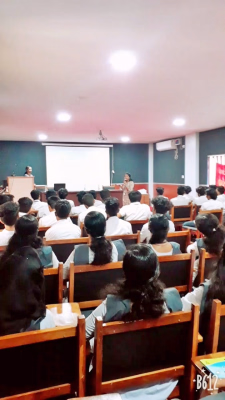 A Session at #Government_HSS_CHAVARA by #Akshaya G Ajai, #Athira Darshana and #Rachel Hepsan. 2018 