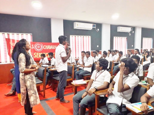 A Session at #Government_HSS_CHAVARA by #Akshaya G Ajai, #Athira Darshana and #Rachel Hepsan. 2018 