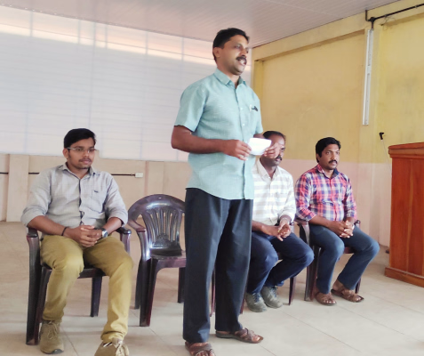 Led bulb session for 265 students of SNSMHSS Elampalloor  (2019)