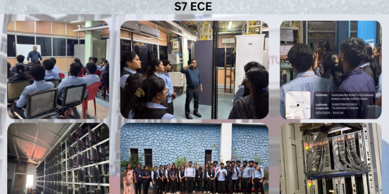 Industrial visit to BSNL office (S7 ECE)