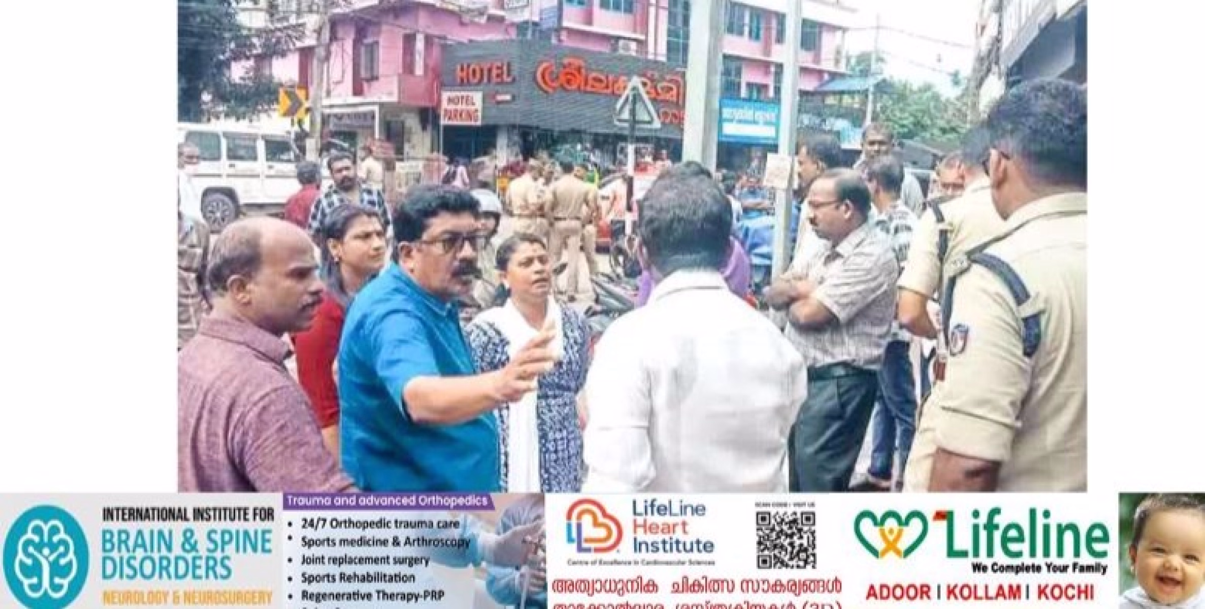 പന്തളത്ത് വഴിയോര കടകൾ ഒഴിപ്പിച്ചതിനെ ചൊല്ലി സംഘർഷം