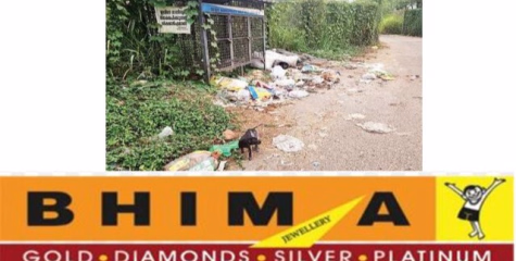 മാലിന്യം ചീഞ്ഞ രൂക്ഷഗന്ധവും തെരുവുനായ ശല്യവും കാരണം വഴിയാത്രക്കാർക്ക് ബുദ്ധിമുട്ട്