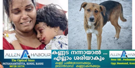  ഇരട്ടക്കുട്ടികളടക്കം നാലുപേരെ തെരുവുനായ കടിച്ചുകീറി