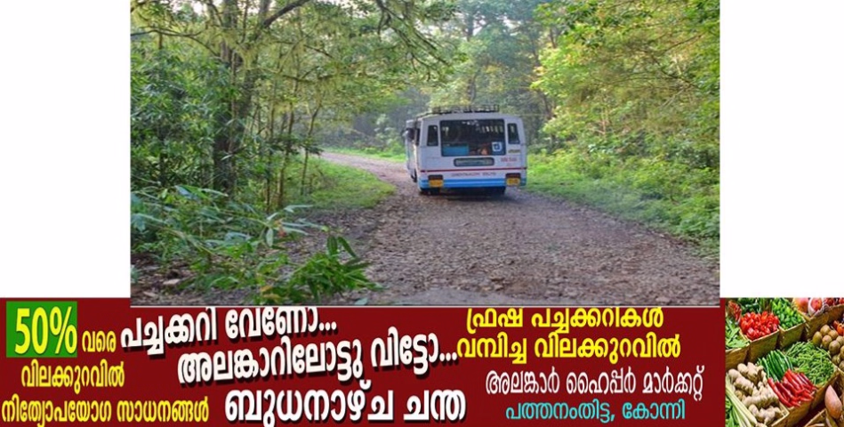  ഗവി KSRTC ഉല്ലാസയാത്ര ബസ് വഴിയിൽ കിടന്നു. സഞ്ചാരികൾ മണിക്കൂറുകളോളം ദുരിതത്തിലായി