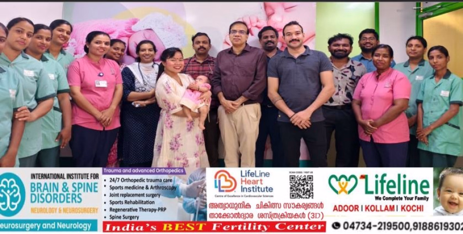 അടൂർ ലൈഫ്‌ലൈനിലെ ഡോക്ടർമാരുടെ പരിചരണം; ഫിലിപ്പൈൻസുകാരി യുവതിക്ക് ജനിച്ച 630 ഗ്രാം ഭാരമുള്ള കുഞ്ഞിന് പുതുജീവൻ