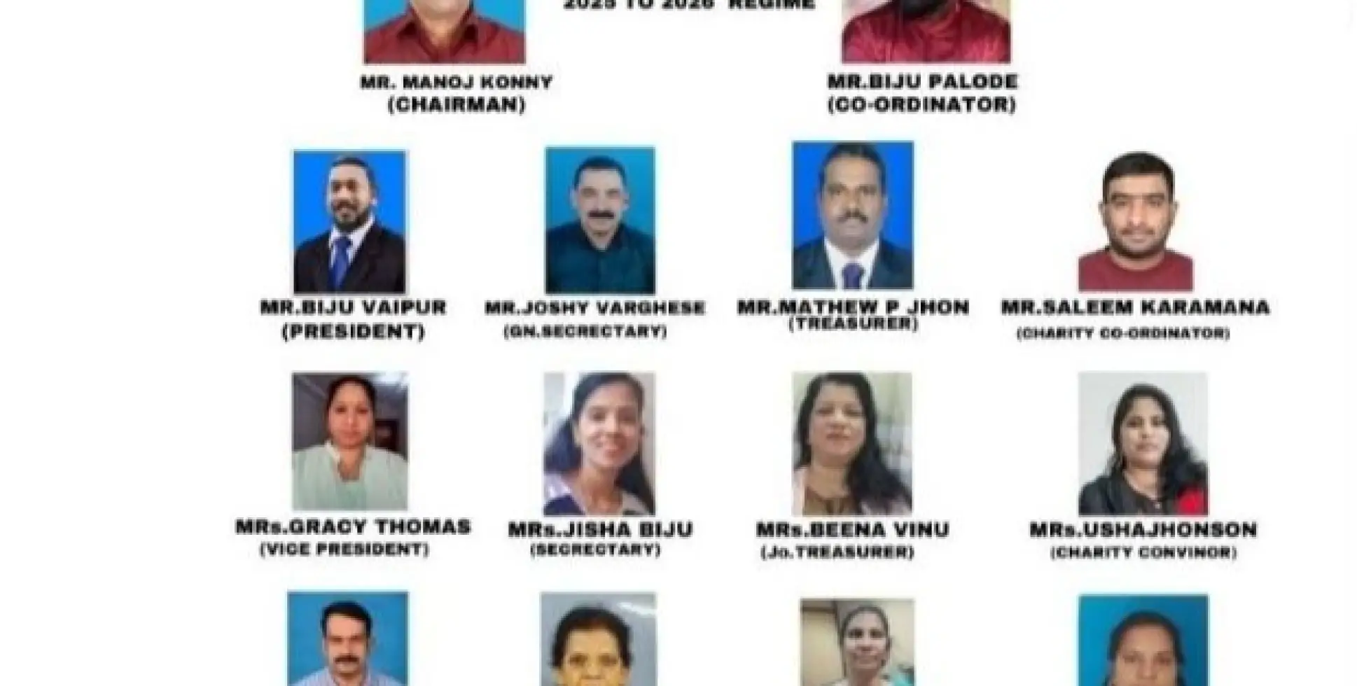 പ്രതീക്ഷ ഇന്ത്യൻ അസോസിയേഷൻ കേരള കുവൈറ്റ്-Regd,(89/2024)    2025 _ 2026 ഭരണസമിതിയെ  തിരഞ്ഞെടുത്തു