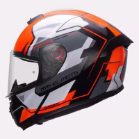 MT Helmet Hummer Quality Gloss Fluorescent Red
